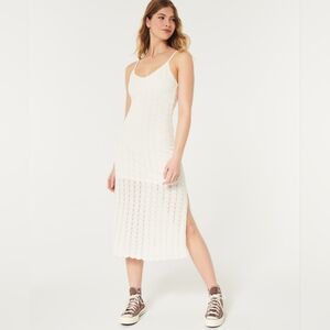 Hollister crochet dress